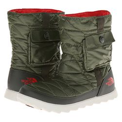 Incaltaminte Femei The North Face ThermoBalltrade Bootie Shiny Grecian GreenForest Night Green