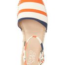 Incaltaminte Femei Franco Sarto Lariza Espadrille Wedge Sandal ORANGE-NAVY