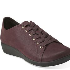 Incaltaminte Femei Clarks Sillian Glory Sneaker Burgundy