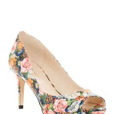 Incaltaminte Femei Nine West Gelabelle Peep Toe Pump DK PINKM Y
