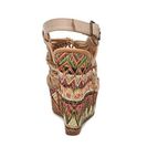 Incaltaminte Femei DOLCE by Mojo Moxy Wildthing Wedge Sandal Beige