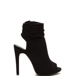Incaltaminte Femei CheapChic Undeniable Style Faux Suede Booties Black
