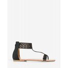 Incaltaminte Femei CheapChic Archer-124 Clear Cut Sandal Black