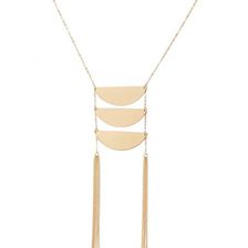 Bijuterii Femei Forever21 Half Moon Longline Necklace Gold