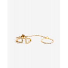 Bijuterii Femei CheapChic Grace Delicate Link Ring Gold