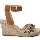 Incaltaminte Femei Ivanka Trump Dixi 2 Wedge Sandal TanGreen Floral