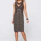 Rochie din tricot imprimat 