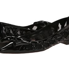 Oscar de la Renta Trina 10mm Black Patent Leather