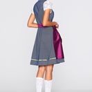 Costum Dirndl cu șorț, până la genunchi 