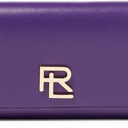 Ralph Lauren RL Nappa Continental Wallet Bright Purple