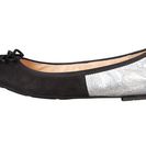 Incaltaminte Femei Cole Haan Manhattan Demi Ballet Black NubuckSilver Crackle