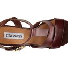 Incaltaminte Femei Steve Madden Wynn Wedge Sandal Cognac