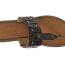 Incaltaminte Femei SKECHERS Interlocked Thong Black
