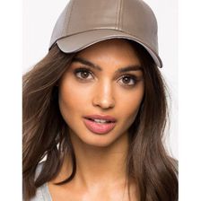 Accesorii Femei CheapChic Must Have Faux Leather Cap Mocha