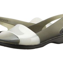 Incaltaminte Femei Crocs Color Block Translucent Slingback Flat BlackStucco