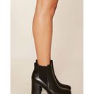 Incaltaminte Femei Forever21 Faux Leather Chelsea Boots Black