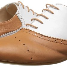 Massimo Matteo Two-Tone Oxford Cuoio/Blanco