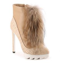 Incaltaminte Femei Privileged Lora Bootie Tan