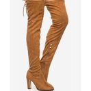 Incaltaminte Femei CheapChic Mona-1 All The Way Up Boot Camel