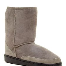 Incaltaminte Femei Minnetonka Short Genuine Sheepskin Pug Boot Women GREY