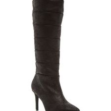 Incaltaminte Femei Michael Antonio Bernia Paneled Shaft Heeled Boot Black