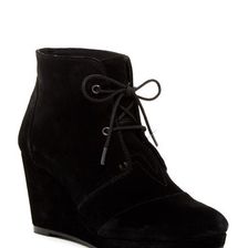 Incaltaminte Femei Blondo Paige Waterproof Wedge Bootie BLACK SUED