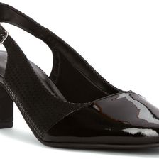 Walking Cradles Ramona Black Houndstooth/Patent