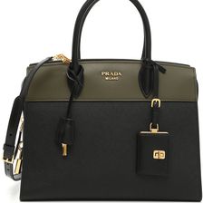 Prada Esplanade Handbag NERO+MILITARE