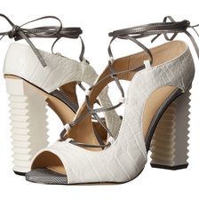 GX By Gwen Stefani Malibu White/Pewter Croco Print/Patent