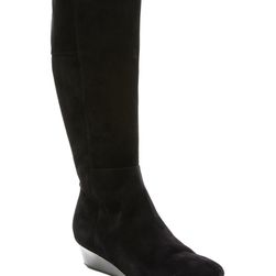 Incaltaminte Femei Cole Haan Tali Luxe Boot - Wide Width Available BLACK SUED