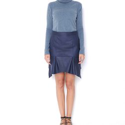 Helanca gri din vascoza, Heron Turtleneck, Framboise