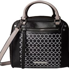 Nine West Fearless Remix Medium Satchel Black/White