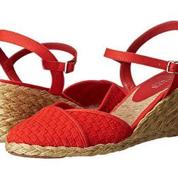 Incaltaminte Femei LAUREN Ralph Lauren Capricia Red Woven Cotton CordingCanvas