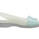 Incaltaminte Femei Crocs Color Block Flat Sea FoamPearl White