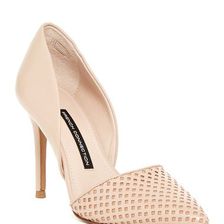 Incaltaminte Femei French Connection Elvia dOrsay Pump ALMOST NUDE