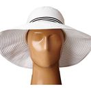 Accesorii Femei LAUREN Ralph Lauren Poly Signature Grosgrain Sun Hat PearlBlack White