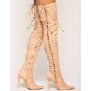 Incaltaminte Femei CheapChic Dont Cross Me Boot Nude