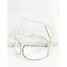 Bijuterii Femei CheapChic Zig Zag Rhinestone Cuff Bracelet Met Slvr