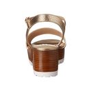 Incaltaminte Femei Diane Von Furstenberg Jessie Gold Metallic Tumbled