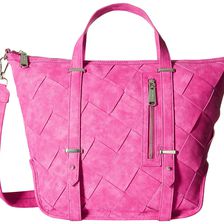 Steve Madden Bsydneyy Woven Satchel Magenta