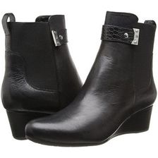 Incaltaminte Femei Rockport Total Motion Gore Pull On Boot w Croc Strap Black Leather