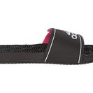 Incaltaminte Femei adidas adissage 20 Logo BlackSilver MetallicShock Pink