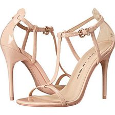 Incaltaminte Femei Chinese Laundry Leo T Strap Sandal Soft Pink Patent