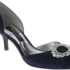 Nina Crystah Navy Satin