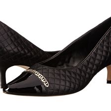 Vaneli Pamela Black Nappa/Black Mag Patent/Gold Chain