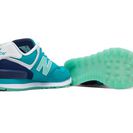 Incaltaminte Femei New Balance 574 Glacial Teal with Arctic Blue White