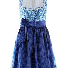 Costum popular bavarez cu şorţ, scurt 