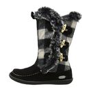 Incaltaminte Femei Woolrich Elk Creek BlackBlack and White Buffalo Check Wool