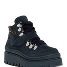 Incaltaminte Femei Jeffrey Campbell Top-Peak Platform Sneaker NAVY NUBUK