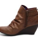 Incaltaminte Femei Blowfish Bug Wedge Bootie Cognac Faux Leather